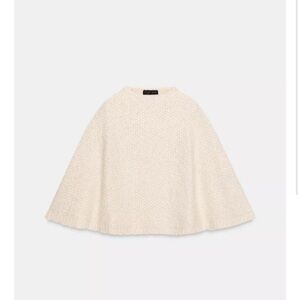 Zara Cream Women's Sweater Cape